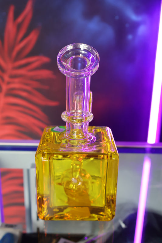 Bong de Vidrio en forma de Cubo