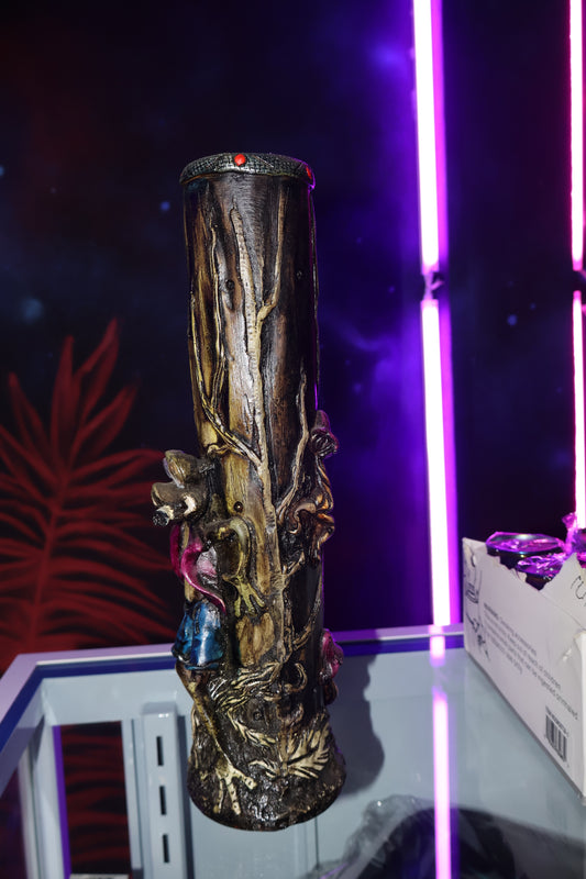 Bong de Resina “Árbol Psicodélico” – Diseño Fantasía Artesanal