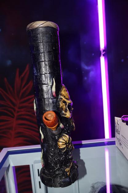 Bong Decorativo de Calavera con Diseño Gótico