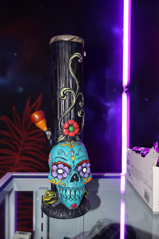 Bong Calavera Artesanal "Día de Muertos"